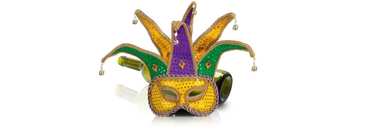 MardiGrasMaskAndBottle