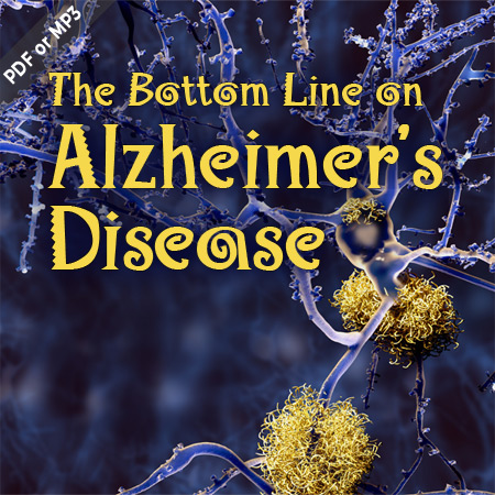 Bottom Line on Alzheimer's Disease