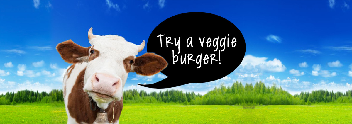 Cow--VeggieBurger